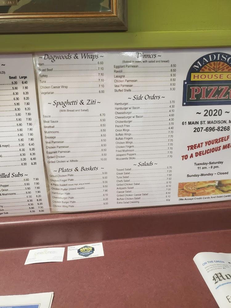 Madison House of Pizza Turkey